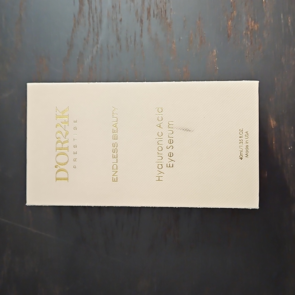 D’OR24K Hyaluronic Acid Eye Serum 1.35oz, New